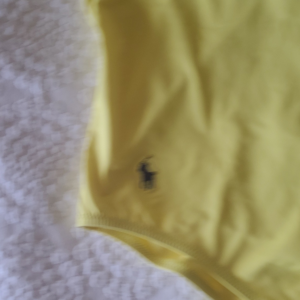 POLO RALPH LAUREN MARTINIQUE ONE PIECE SWIMSUIT / LARGE /COLOR: YELLOW - Picture 10 of 11